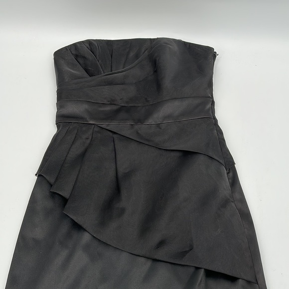 White House Black Market Black strapless dress size 00 - Picture 3 of 7